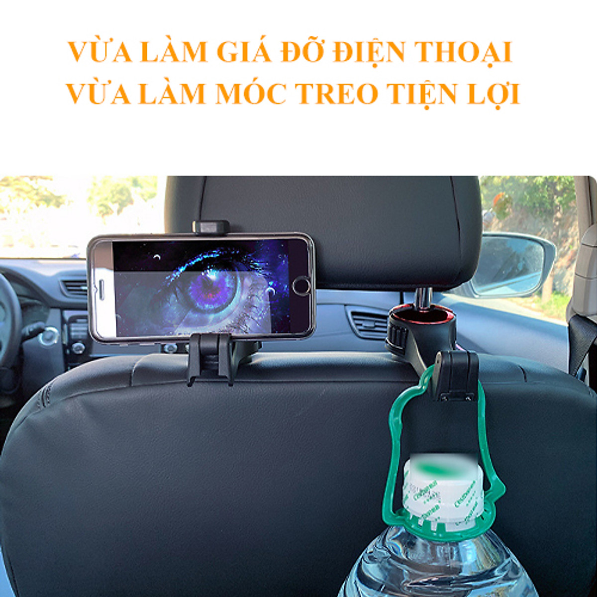 Móc treo mini lưng ghế ô tô C - Ảnh 11