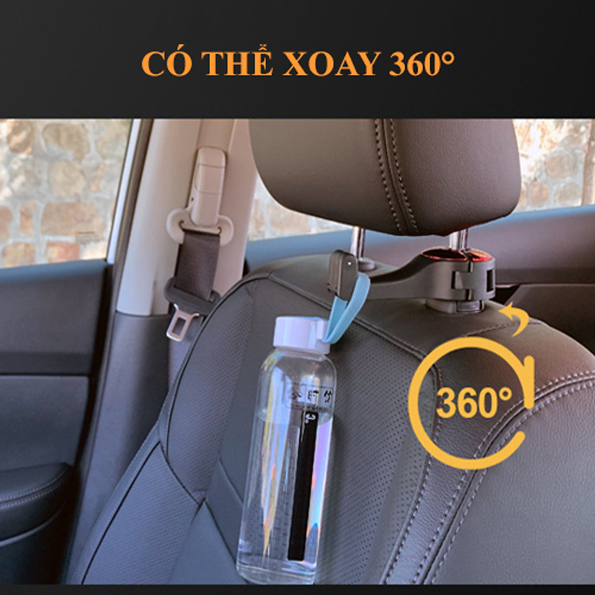 Móc treo mini lưng ghế ô tô C - Ảnh 9