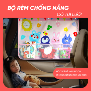 Bộ rèm có túi lưới