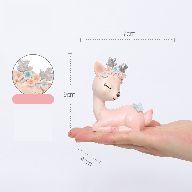 Tượng hươu dễ thương trang trí xe hơi (1 tượng) - Ảnh 5