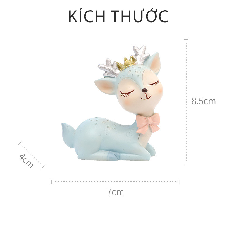 Tượng hươu dễ thương trang trí xe hơi (1 tượng) - Ảnh 7