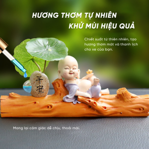 Tượng Nước Hoa Chú Tiểu (Có Kèm Bảng Số Điện Thoại)