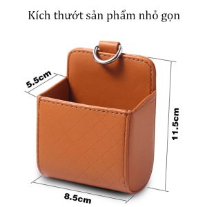 Túi đựng đồ da cừu treo khe gió ô tô