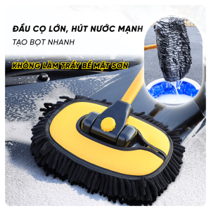 Lưỡi chổi cây rửa xe cán dài