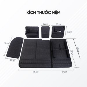 Nệm ô tô gấp gọn full ghế - VN