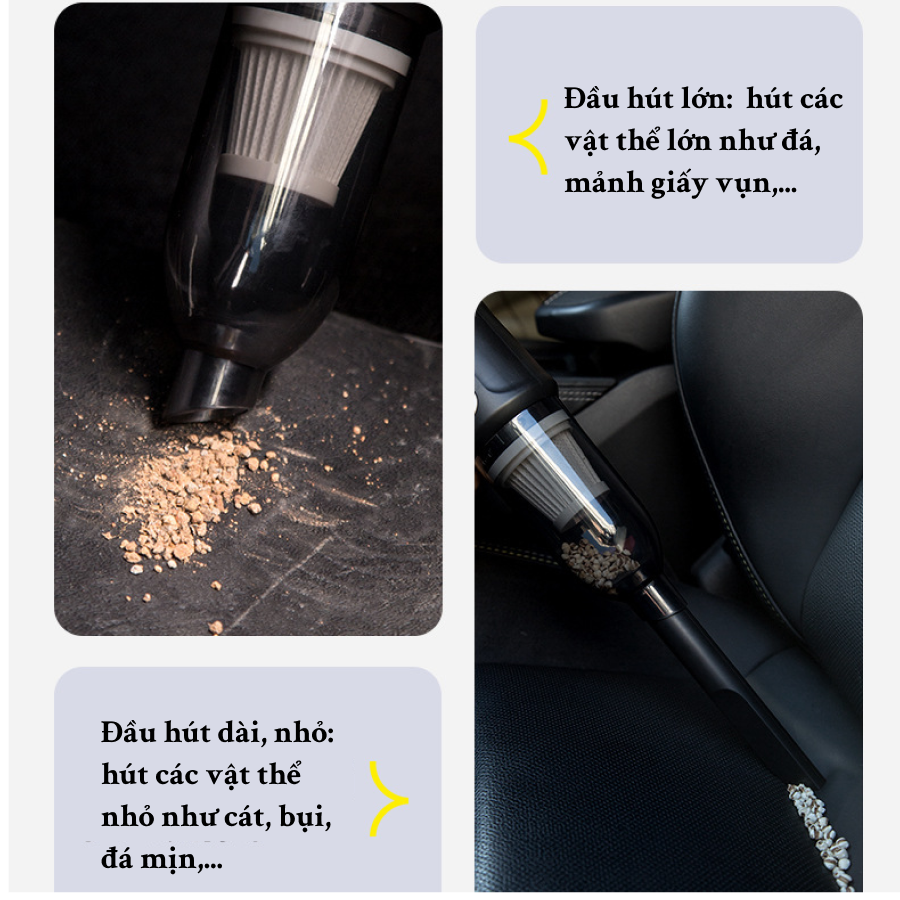 Máy hút bụi mini cầm tay - Ảnh 4
